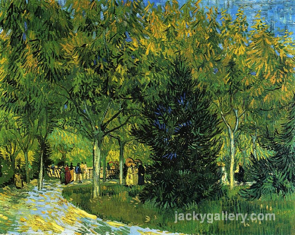 Avenue in the Park, Van Gogh painting